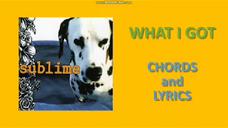 What i got by Sublime (play along chords and lyrics)