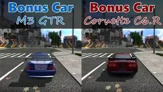 M3 GTR VS Corvette C6.R Bonus Cars from NFS MW Drag Race