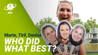 Do Tiril Eckhoff, Marte Olsbu Roeiseland and Denise Herrmann-Wick know trivia about themselves?