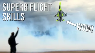 Amazing! Perfect Flight Skills! RC Jet Chendu FC-1 Turbine Driven Performed Fantastic.