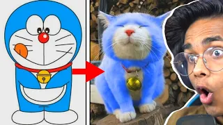 CHILDHOOD CARTOON CHARACTERS IN REAL LIFE