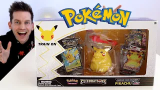 Opening a Pokémon Celebrations Pikachu Figure Box