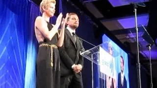 Leonardo Dicaprio & Charlize Theron GLAAD Awards LA 2013