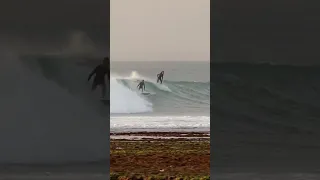 60 second left-hander waves at Impossibles, Indonesia