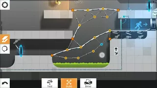 Bridge Constructor Portal Level 10 Walkthrough