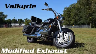 Honda Valkyrie - GL1500C F6C Modified Stock Exhaust Sound Test