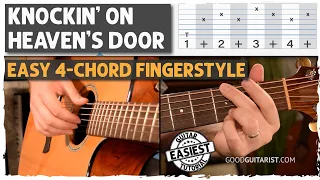 Knockin' on Heaven's Door | 4-Chord Fingerstyle