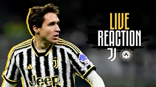 🔴 WATCH NOW: JUVENTUS VS UDINESE | LIVE REACTION 💪⚪⚫