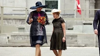 Queen Maxima and King Willem Alexander visits Canada