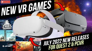 NEW VR GAMES in JULY 2022 & NEW VR BETAS // VR games COMING SOON - Quest 2 & PCVR