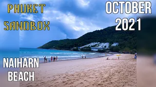 NAIHARN BEACH PHUKET TODAY THAILAND BEST BEACHES OCTOBER 2021 | Pinoy in Thailand 4K DRONE