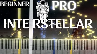 Interstellar Piano Tutorial | 10 Level | Interstellar Main Theme by Hans Zimmer