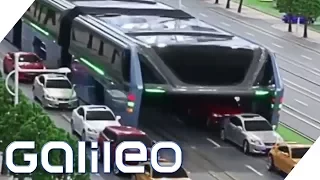 Fake oder Fakt: Der Anti-Stau-Bus in China | Galileo | ProSieben