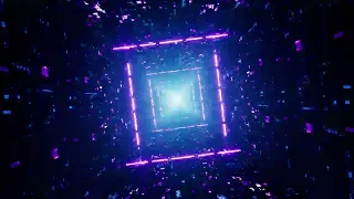 Rotating Glow Light Beam Neon Light Tunnel VJ Loop