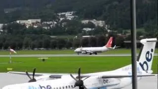 Lauda Air Boeing 737-800 [ OE-LNK ] landing in Innsbruck