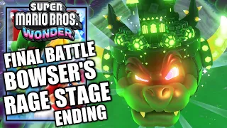 Super Mario Bros Wonder - The Final Battle, Bowser’s Rage Stage - Ending & Credits