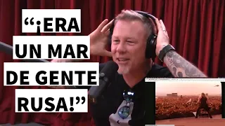 James Hetfield habla de tocar para medio millón de personas! | Joe Rogan (Subtitulado)