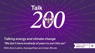 Talking energy and climate change - "We don't have hundreds of years to sort this out"