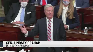 ‘It’s over’: Trump ally Lindsey Graham tells Senate Biden is the legitimate president