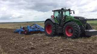 Tractor Fendt 1038 and cultivator Lemken Karat 9