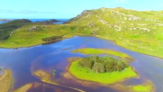 FLYING OVER SCOTLAND | Highlands Isle of Skye | 4K HD Drone Film + Healing Music for Stress Relief.