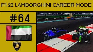 The worst way to end the season F1 23 my team career mode part 64 abu dhabi