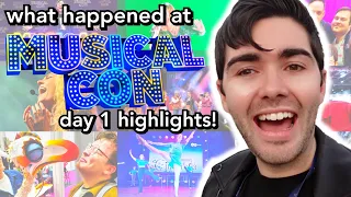 what happened at MusicalCon day 1 | the UK's first musical theatre fan convention ft west end shows
