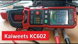 #KAIWEETS KC602 Smart Clamp Meter . Токовые клещи АСDC.  До 600А, 600V.   c функцией NCV