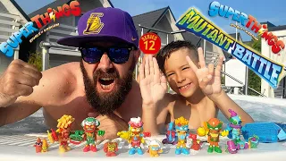 6 Kazoom Kid z serii Super Things MUTANT BATTLE - UNBOXING W JACUZZI 😱