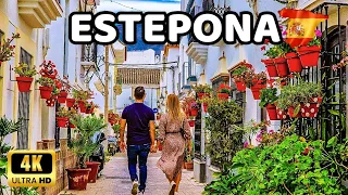 🇪🇦[4K] ESTEPONA - The Flowery Village of Andalucía - World's Most Beautiful White Villages - Spain