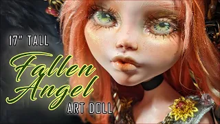 My Biggest Project Ever! Halloween Demon XL Collab - Art Doll Video