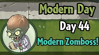 Plants vs Zombies 2 - Modern Day - Day 44: Modern Day Zomboss!