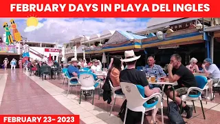 Gran Canaria🌴FEBRUARY DAYS IN PLAYA DEL INGLES - FEBRUARY 23 - 2023 - CITA - CANARY ISLAND