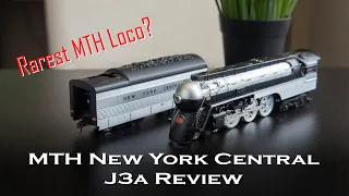 Review of one of the RAREST MTH HO Engines (NYC J3a Empire State Express)