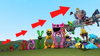NEW SIZE COMPARISON ALL CHARACTOR POPPY PLAYTIME CHAPTER 3 in Garry's Mod!