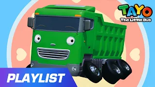 [Playlist] Let's Build a House | Strong Heavy Vehicles Song l Tayo the Little Bus
