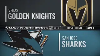 Vegas Golden Knights vs San Jose Sharks | Apr 10, 2019 NHL | Game 1 Stanley Cup 2019 | Обзор матча