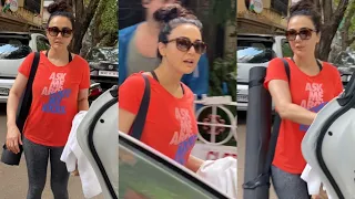 IPL Team Punjab Kings Owner Preity Zinta Spotted At Yoga Classes In Juhu❤️😍😘