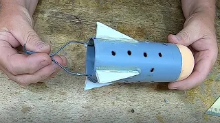 Ракета для  прикормки рыбы своими руками.