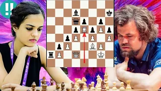 Magnus Carlsen vs Tania Sachdev 2