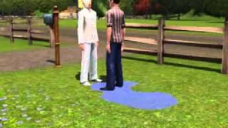 Edward Cullen wets himself on The Sims 3