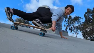 Backside Bert Slide Nose grab | surfskate tutorial