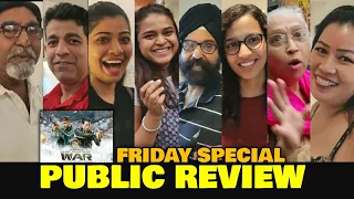 War Movie FRIDAY SPECIAL Public Review | Hrithik Roshan, Tiger Shroff, Vaani Kapoor