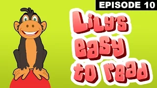 Monkey & The Small Bird - Reading Practice for Kids - Rebus Stories  Lily's Easy To Read  Episode 10