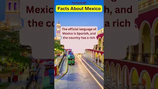 Fact about Mexico 🤔Comment your thoughts below👇 #shorts #factastic #Mexico #CountryFacts #hecho