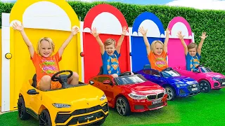 Car Garage Adventure with Chris - Learn colors for kids