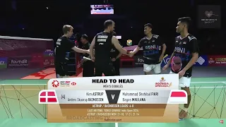 Indonesia Open 2024: Muhammad Shohibul Fikri/Bagas Maulana vs Kim Astrup/Anders Skaarup Rasmussen QF