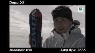 2008 Salomon Promotion Movie - Demo X3 Review(Sang Hyun PARK)