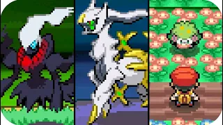 Pokémon Diamond & Pearl - All Mythical Location and Battle (HQ)