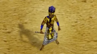 Age of Mythology egyptian theme but a pharaoh is dancing to it